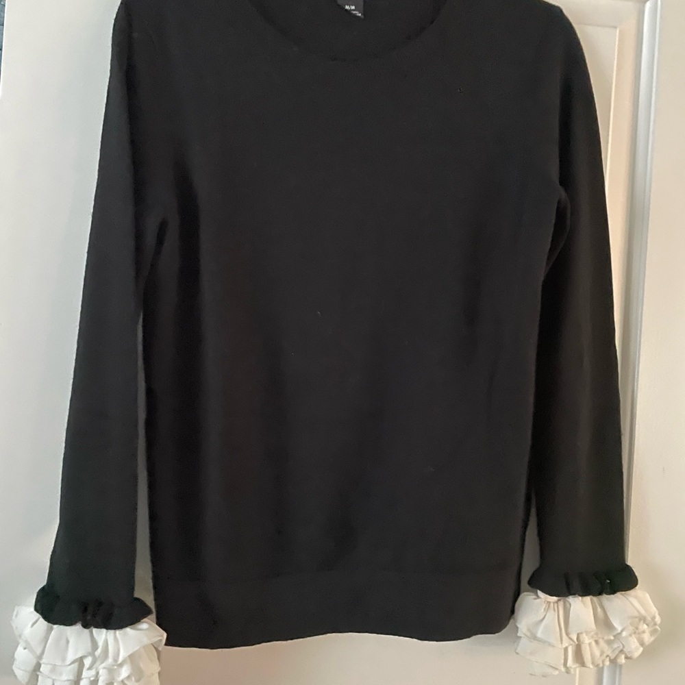 Club Monaco black wool sweater